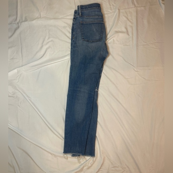 Madewell 9” High Riser Skinny Skinny Distressed Womens Jeans Size 26 - Picture 5 of 12